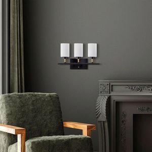 Aplica de perete, Fulgor, 942FLG2211, Metal, Negru imagine