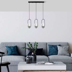 Lustra, Fulgor, 942FLG1665, Metal, Negru imagine