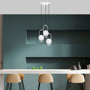 Lustra, Fulgor, 942FLG1664, Metal, Alb imagine
