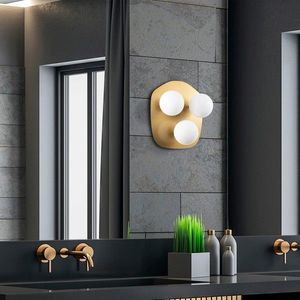Aplica de perete, Fulgor, 942FLG1384, Metal, Auriu imagine