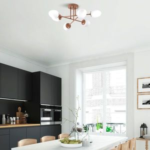 Lustra, Fulgor, 942FLG2135, Metal, Cupru imagine