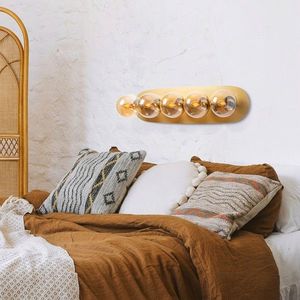 Aplica de perete, Fulgor, 942FLG1390, Metal, Auriu imagine