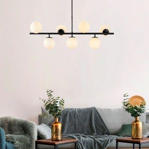 Lustra, Fulgor, 942FLG1215, Metal, Negru imagine