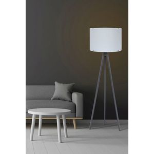 Lampadar, FullHouse, 390FLH1124, MDF, Alb/Gri imagine