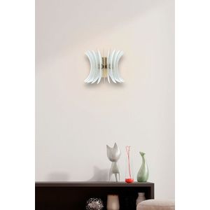 Aplica de perete, FullHouse, 390FLH2101, MDF , Alb imagine
