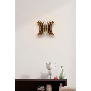 Aplica de perete, FullHouse, 390FLH2103, MDF , Maro imagine