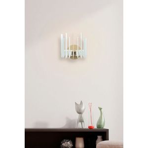 Aplica de perete, FullHouse, 390FLH2107, MDF , Alb imagine