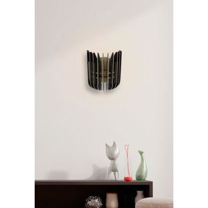 Aplica de perete, FullHouse, 390FLH2129, MDF , Negru imagine