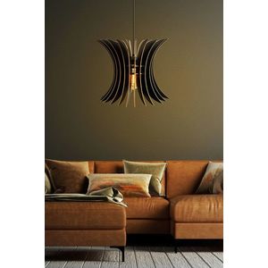 Lustra, FullHouse, 390FLH1516, MDF, Negru imagine