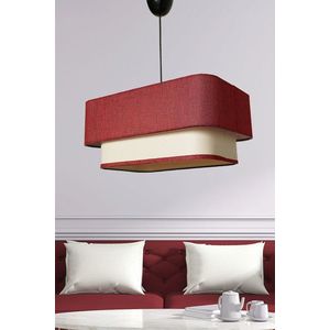Lustra, FullHouse, 390FLH1650, Metal, Crem / Roșu imagine