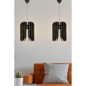 Lustra, FullHouse, 390FLH1592, MDF, Negru imagine