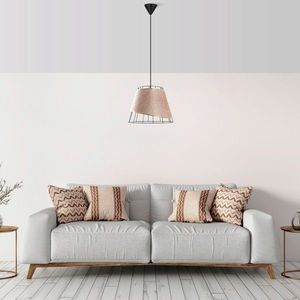 Lustra, FullHouse, 390FLH1821, Metal, Bej / Auriu imagine