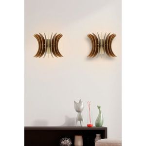 Aplica de perete, FullHouse, 390FLH2104, MDF , Maro imagine
