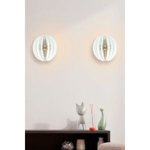 Aplica de perete, FullHouse, 390FLH2114, Half Sphere Sconce , Alb imagine