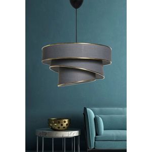 Lustra, FullHouse, 390FLH1688, Metal, Antracit / Aur imagine