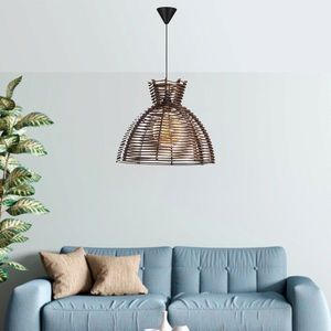 Lustra, FullHouse, 390FLH2183, Lemn, Maro antichizat imagine