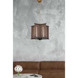 Lustra, FullHouse, 390FLH1598, Metal, Negru / Aur roz imagine