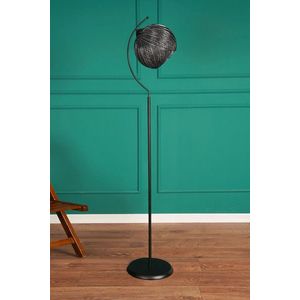 Lampadar, FullHouse, 390FLH1145, Metal, Argintiu / Negru imagine