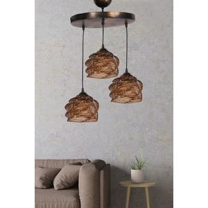 Lustra, Hmy Design, 687HMY1170, Metal, Maro antichizat imagine
