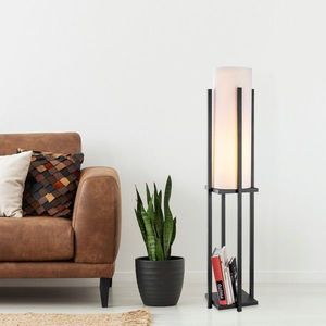 Lampadar, Lampana, 211LMP1111, Metal, Negru imagine