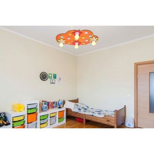 Lustra, Lightric, 414LRC1549, Portocaliu imagine