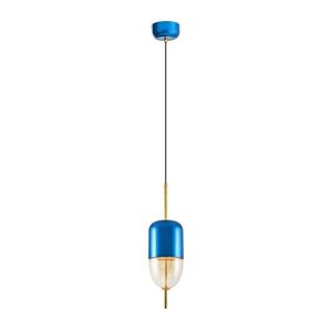 Lustra, Lightric, 414LRC1804, Albastru imagine