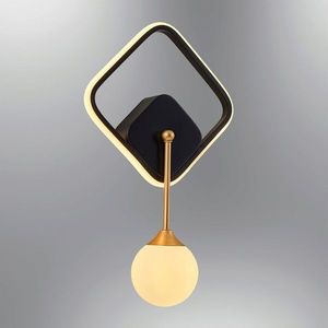 Aplica de perete, Lightric, 414LRC1142, Negru imagine
