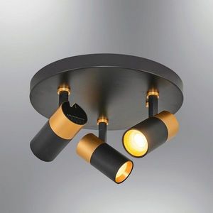 Lustra, Lightric, 414LRC1638, Negru imagine