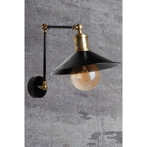 Aplica de perete, Luin, 534LUN3830, Metal, Negru imagine