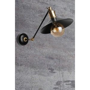 Aplica de perete, Luin, 534LUN3828, Metal, Negru imagine