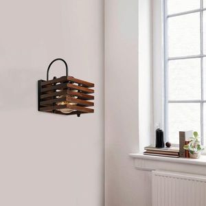 Aplica de perete, Luin, 534LUN3834, Metal, Maro imagine