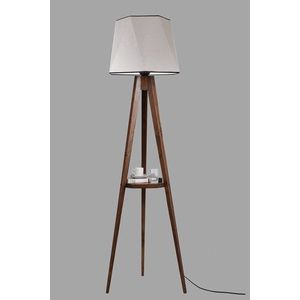 Lampadar, Luin, 534LUN3261, Lemn de brad, Gri/Maro imagine