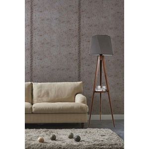 Lampadar, Luin, 534LUN3262, Lemn, Gri închis/Maro imagine