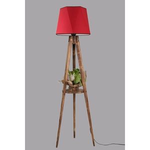 Lampadar, Luin, 534LUN3265, Lemn, Rosu imagine