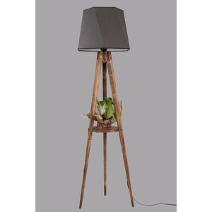 Lampadar, Luin, 534LUN3267, Lemn, Gri inchis imagine
