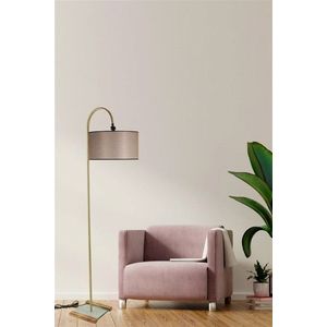 Lampadar, Luin, 534LUN4426, Metal, Bej / Auriu imagine