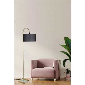 Lampadar, Luin, 534LUN4427, Metal, Aur/Negru imagine