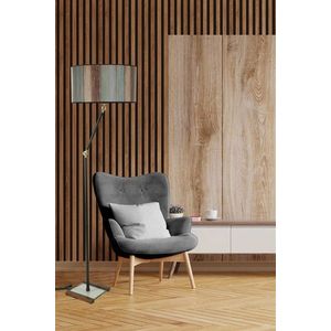 Lampadar, Luin, 534LUN4440, Metal, Nuc / Turcoaz / Bej / Maro imagine