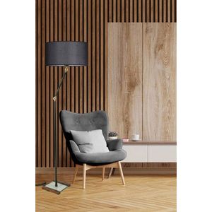 Lampadar, Luin, 534LUN4441, Metal, Negru imagine