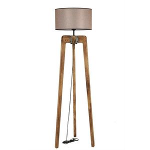 Lampadar, Luin, 534LUN4422, Lemn de brad, Nuc / Bej imagine