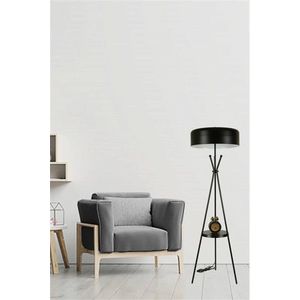 Lampadar, Luin, 534LUN4438, Metal, Negru imagine