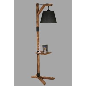 Lampadar, Luin, 534LUN3679, Lemn, Negru imagine