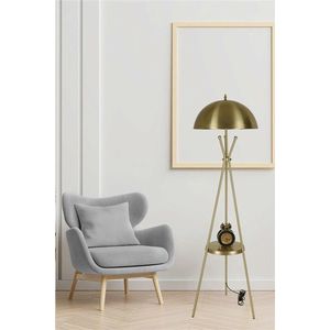 Lampadar, Luin, 534LUN4435, Metal, Auriu imagine
