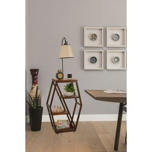 Lampadar, Luin, 534LUN4110, Metal, Bej/Negru imagine