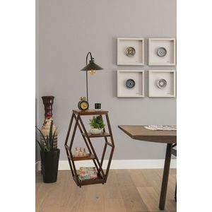 Lampadar, Luin, 534LUN4107, Metal, Negru imagine