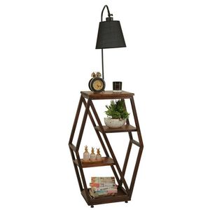 Lampadar, Luin, 534LUN4108, Metal, Negru imagine