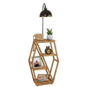 Lampadar, Luin, 534LUN4126, Metal, Negru/Bronz imagine