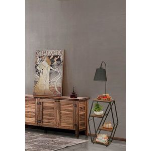Lampadar, Luin, 534LUN4129, Metal, Negru imagine