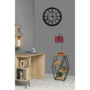 Lampadar, Luin, 534LUN4144, Metal, Rosu claret imagine