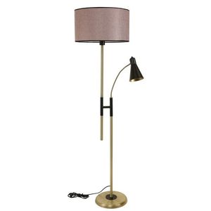 Lampadar, Luin, 534LUN4275, Metal, Trandafir praf / cupru imagine